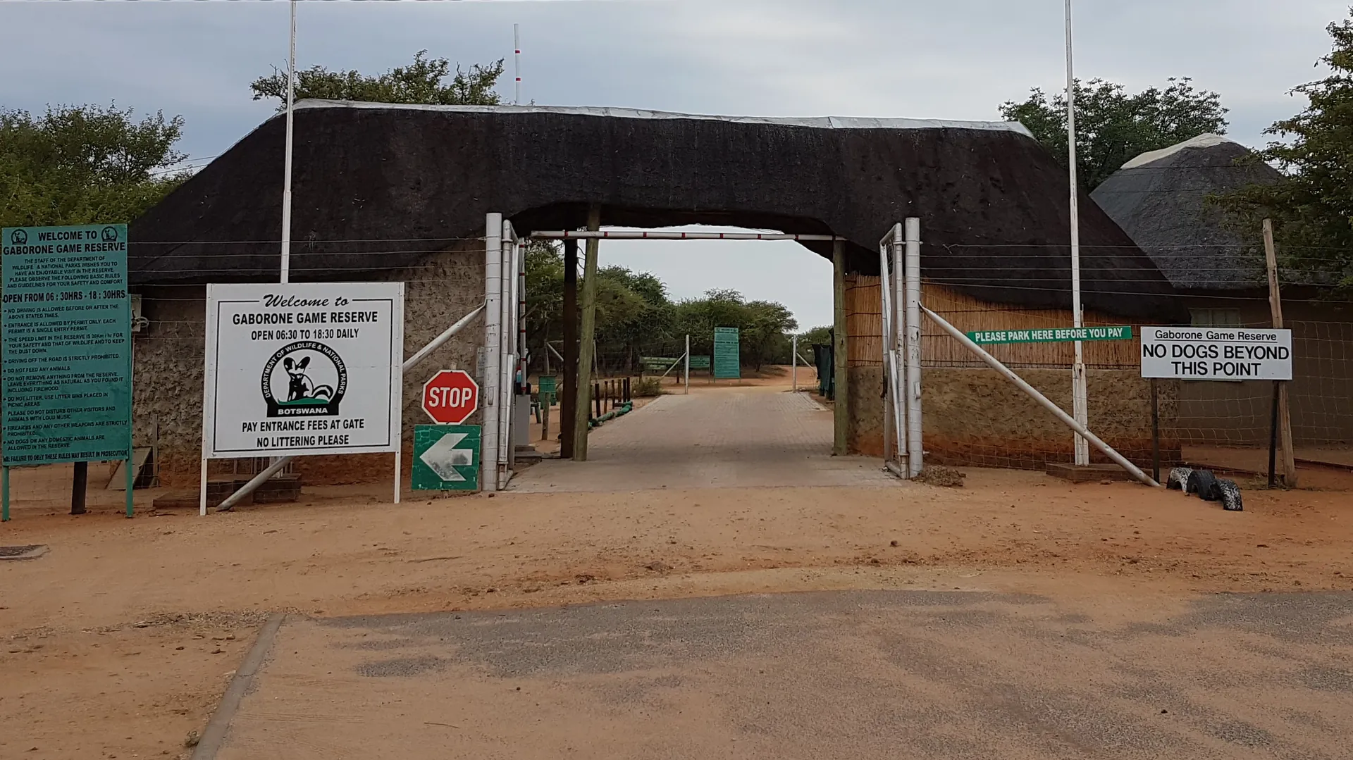 Gaborone Game Reserve, Entrance 20200402
